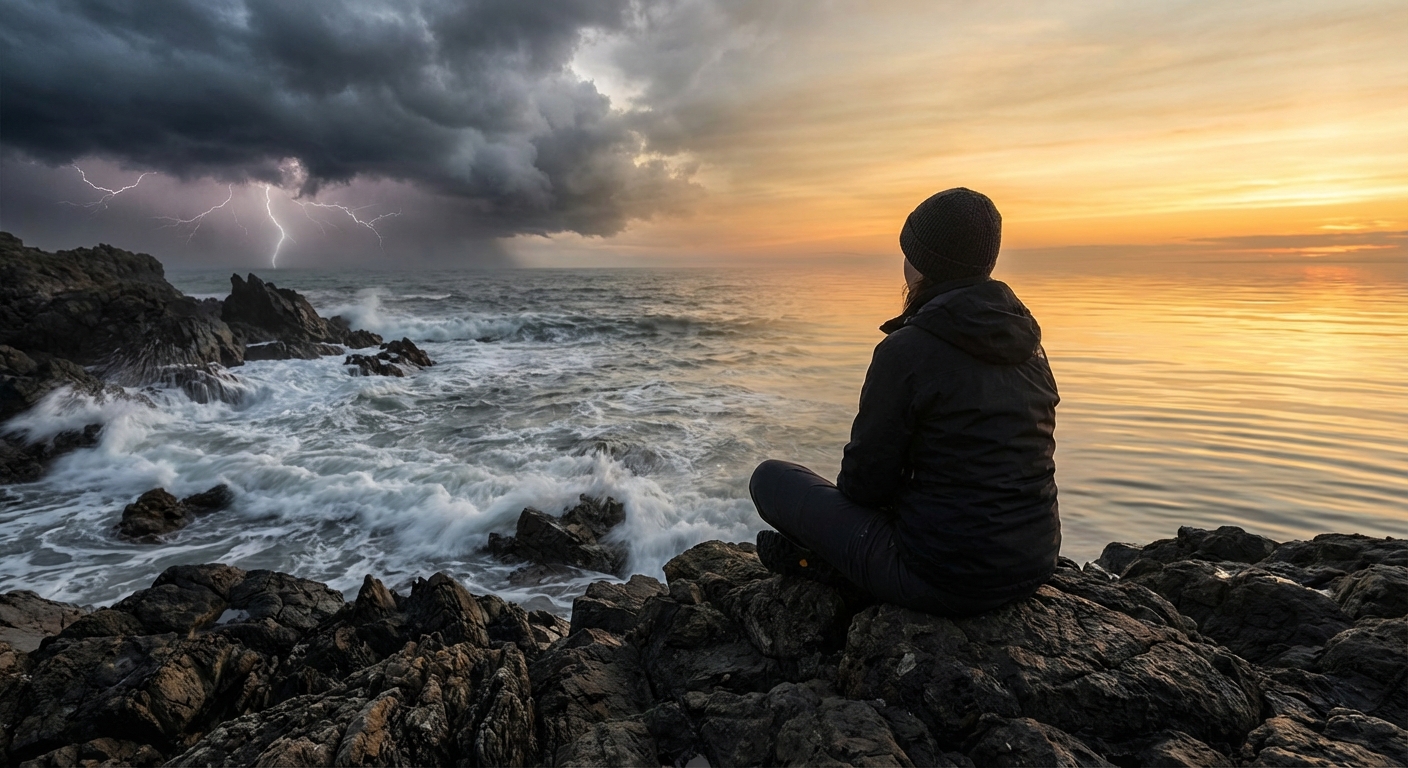 From Turbulence to Tides: How Mindfulness Meditation Softens Stress