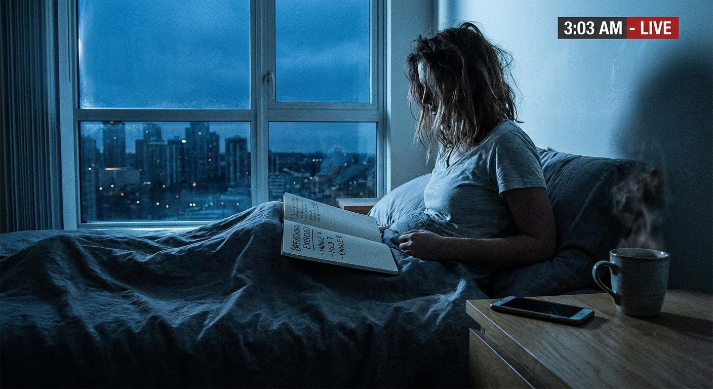 When Sleep Won’t Come: A Mindful, Science-Informed Companion for Restless Nights